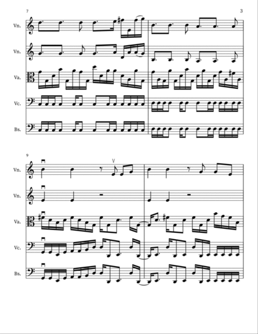 Pop Off! Pop Off! Orchestra scores gallery preview page 3