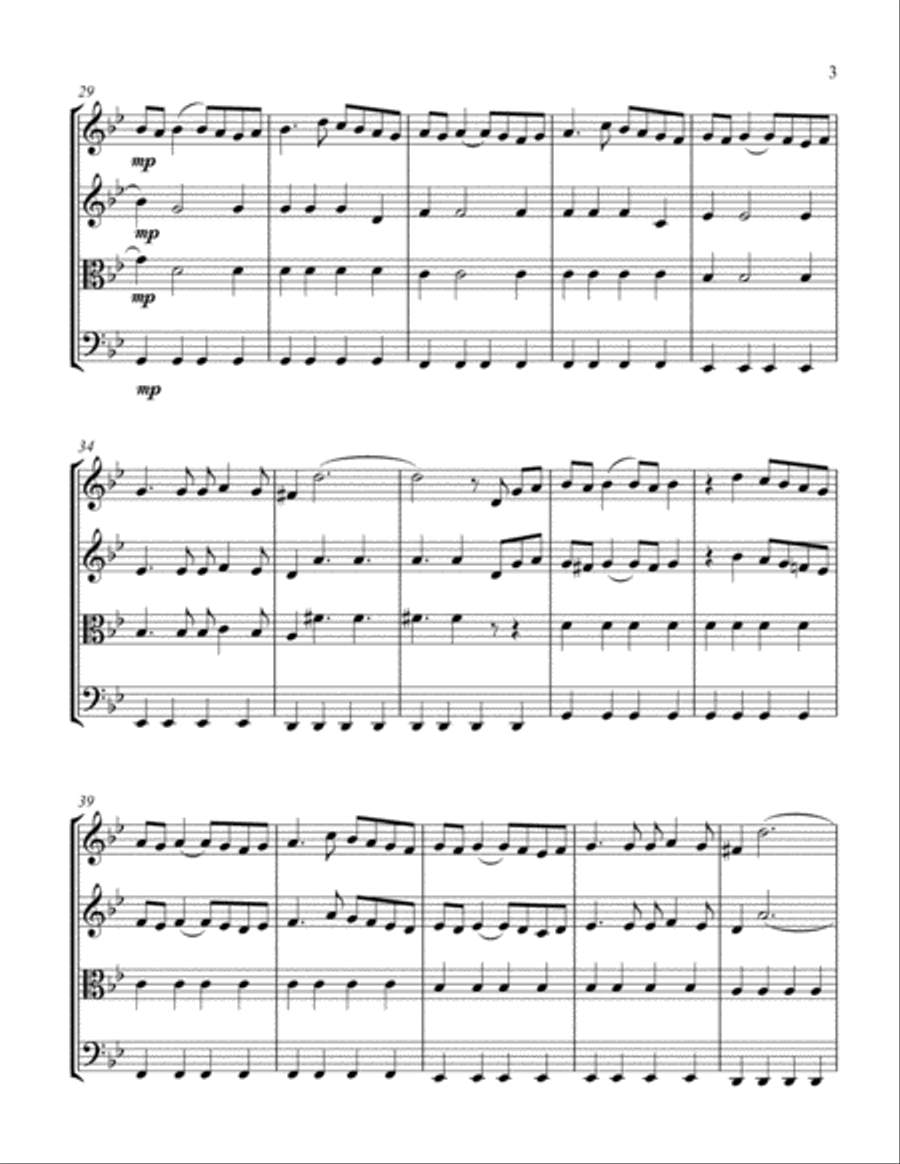 Happy Together String Quartet scores gallery preview page 3