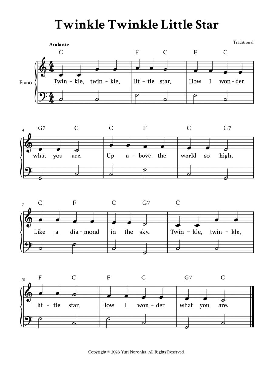 Play twinkle twinkle little star on piano cheap