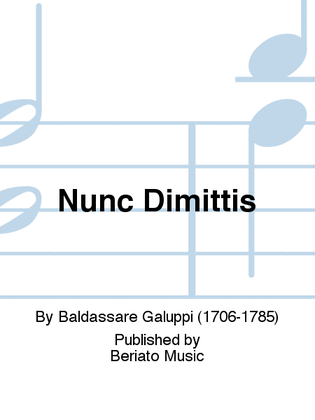 Nunc Dimittis