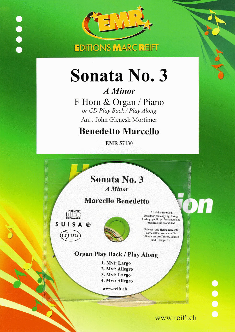 Sonata No. 3 Horn scores gallery preview page 1