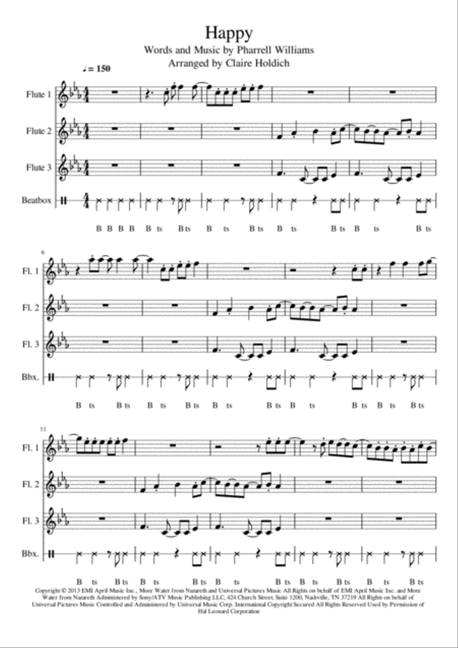 Happy Woodwind Trio scores gallery preview page 2