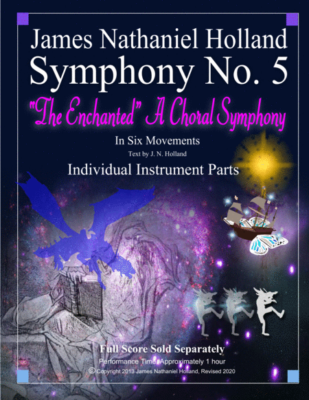 Symphony No. 5 "The Enchanted" A Choral Symphony INDIVIDUAL INSTRUMENT PARTS image number null