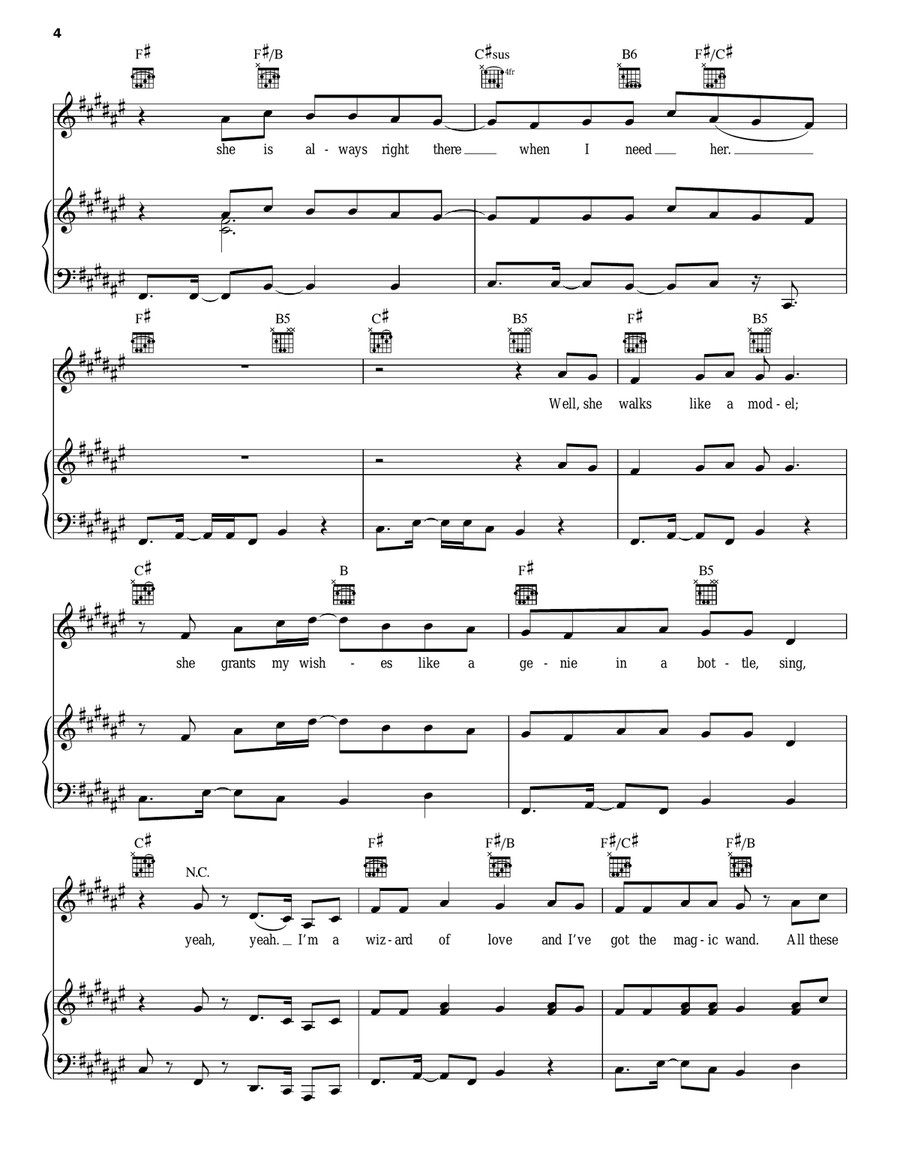 Cheerleader Cheerleader A Cappella scores gallery preview page 4
