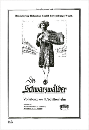 Book cover for Der Schwarzwälder, Volkstanz