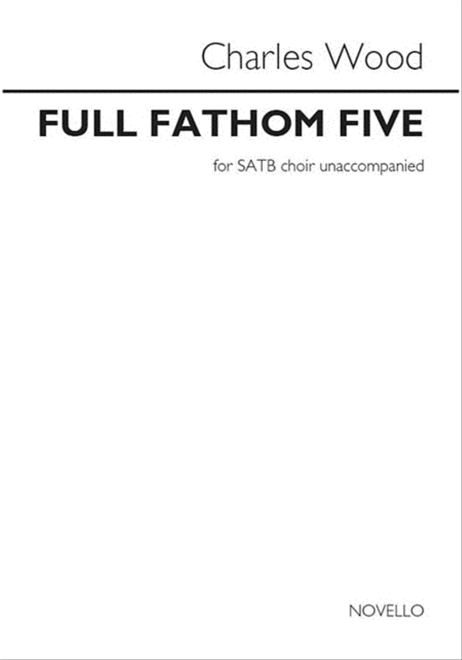 Full Fathom Five Full Fathom Five 4-Part scores gallery preview page 1
