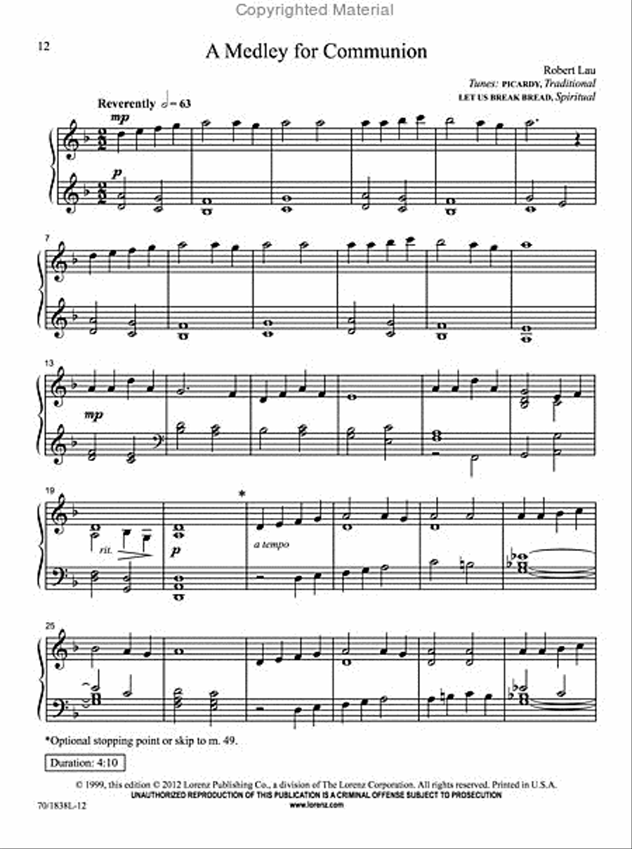 The Church Pianist's Library, Vol. 13 Piano Solo scores gallery preview page 4