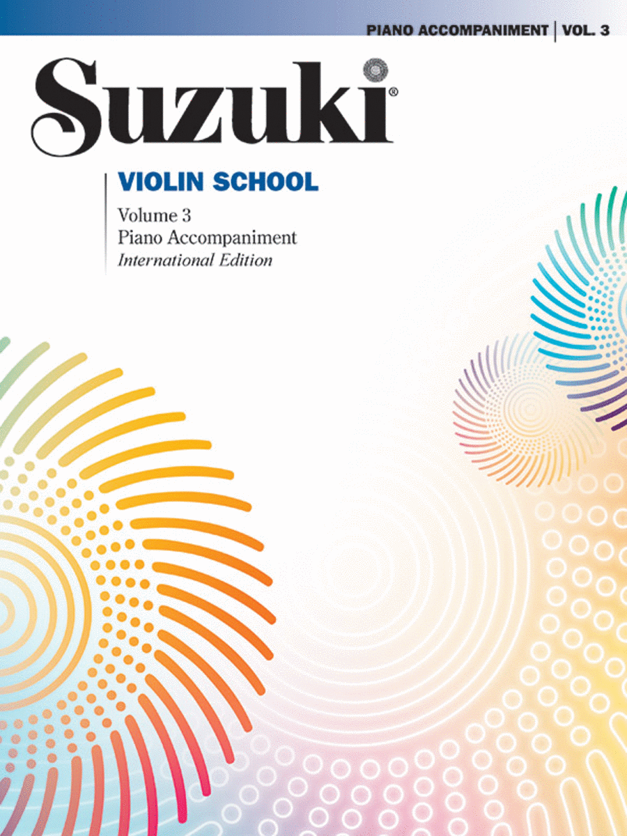 Suzuki Violin School Piano Acc., Volume 3