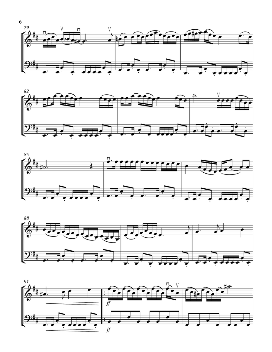 Hotel California String Duet scores gallery preview page 6