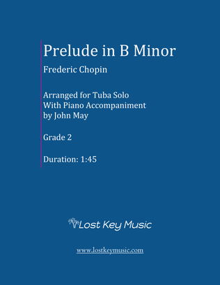 Prelude in B Minor-Tuba Solo