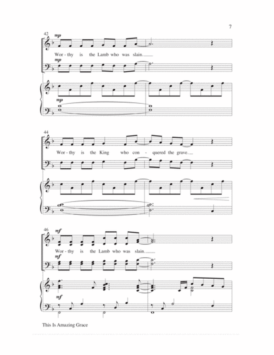 This Is Amazing Grace-SATB-Digital Download image number null