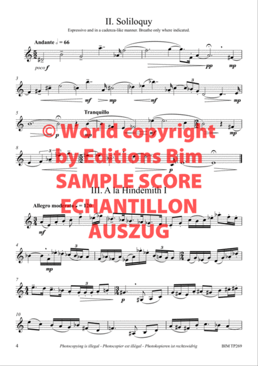 Advanced Trumpet Outings, Book 1 Trumpet scores gallery preview page 3