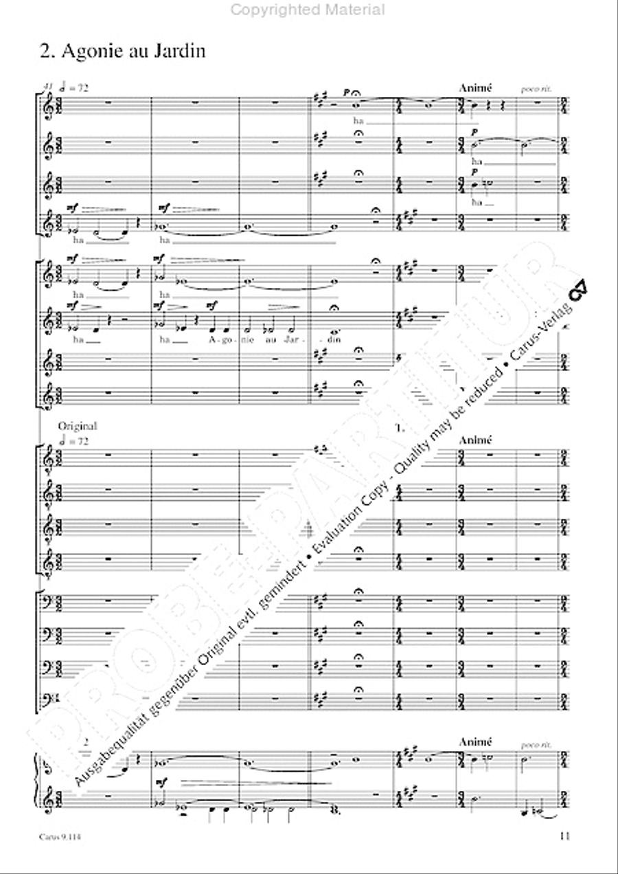 Trois Fragments de son Trois Fragments de son Choir scores gallery preview page 14