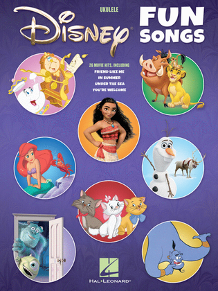 Book cover for Disney Fun Songs for Ukulele