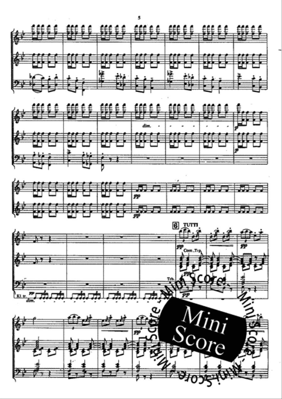 Pique Dame Concert Band scores gallery preview page 9