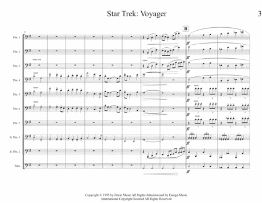 Star Trek - Voyager(r) Large Ensemble scores gallery preview page 3