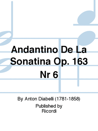 Andantino De La Sonatina Op. 163 Nr 6