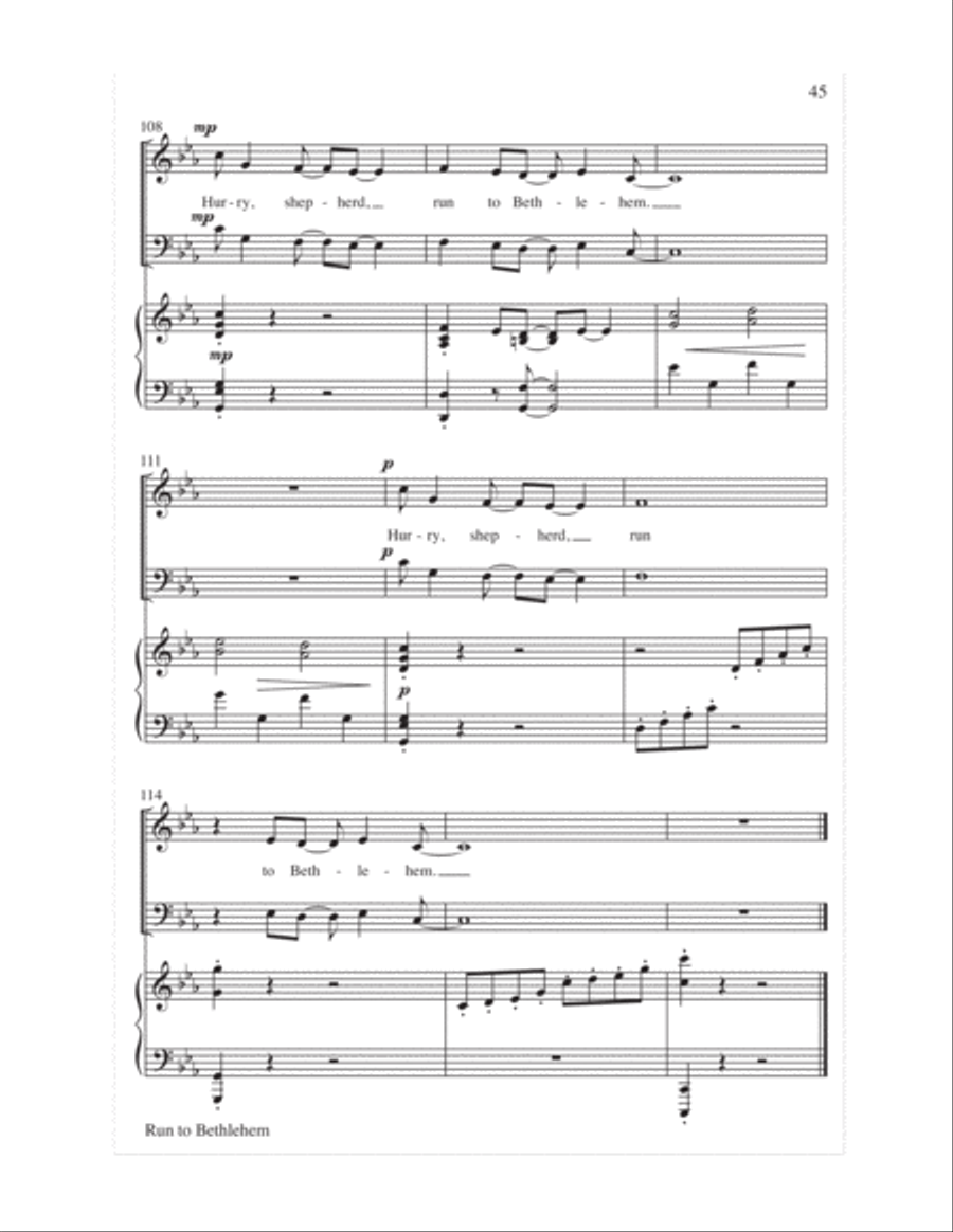 Sing with the Angels!- Score 4-Part scores gallery preview page 48