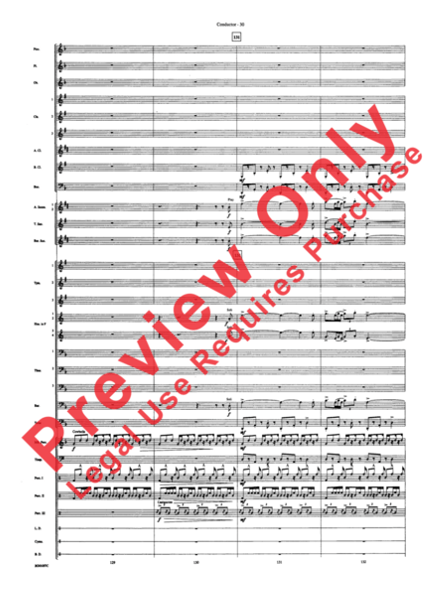 Africa: Ceremony, Song, and Ritual Concert Band scores gallery preview page 33