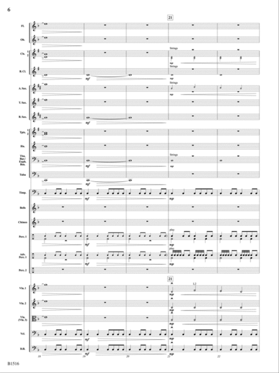 Fanfare and Fireworks: Score Concert Band scores gallery preview page 6