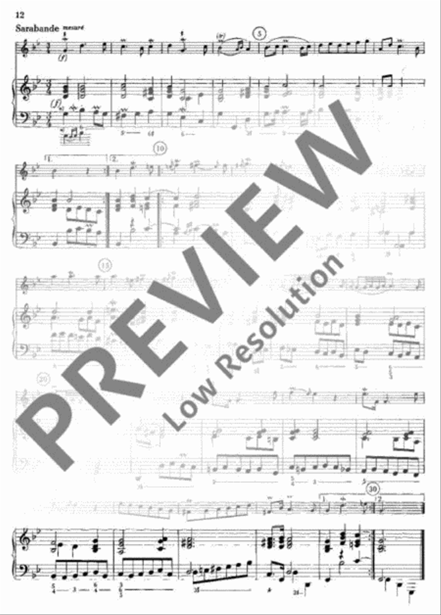 Concerts royaux Violin scores gallery preview page 13
