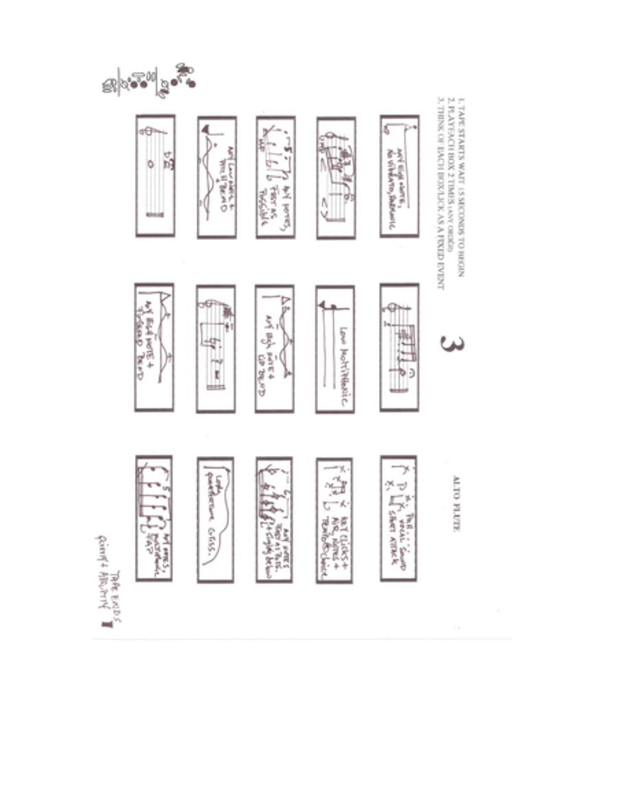 Down in the Mouth-For Microtonal Flute and Pre-Recorded Track Small Ensemble scores gallery preview page 5
