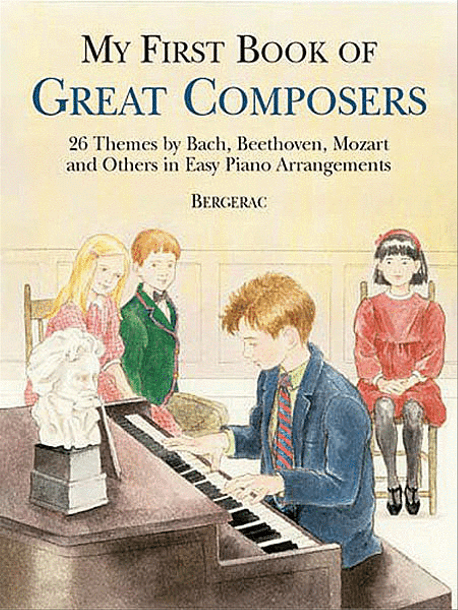 A First Book of Great Composers -- For The Beginning Pianist with Downloadable MP3s Easy Piano scores gallery preview page 1