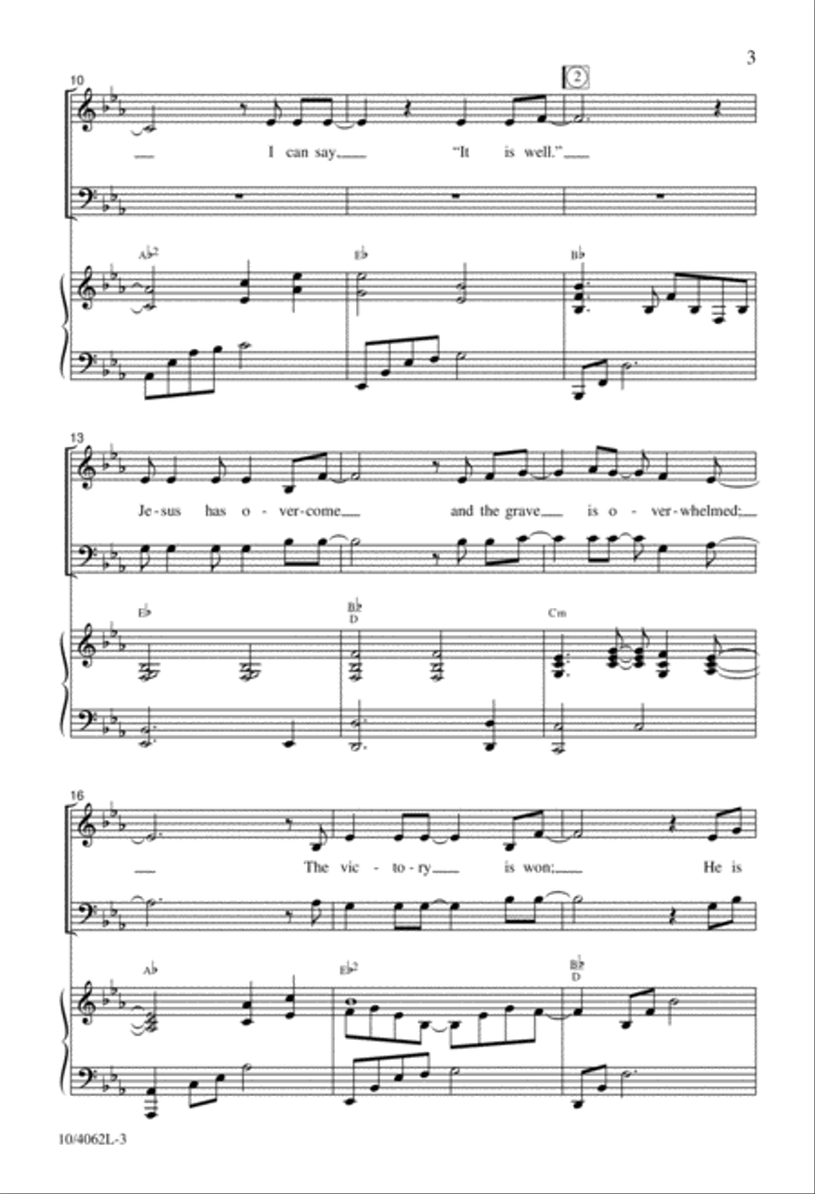 I Will Rise 4-Part scores gallery preview page 3
