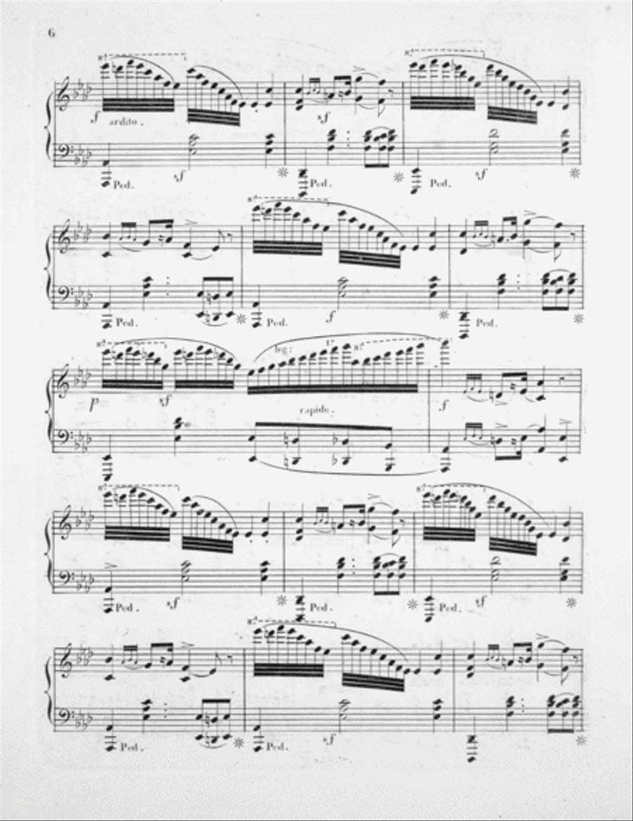 Album of Amusements. Caprice Hongrois, etude de concert Piano Method scores gallery preview page 5