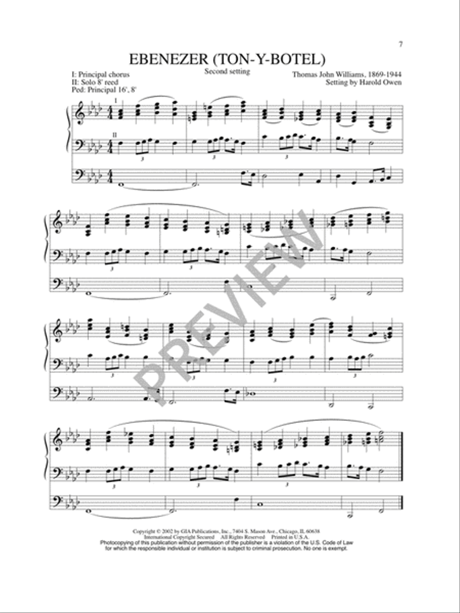 Twenty-Five Organ Harmonizations - Volume 2 Organ scores gallery preview page 9