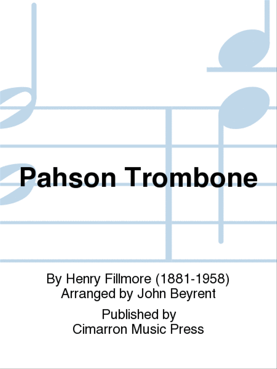 Pahson Trombone Pahson Trombone Brass Ensemble scores gallery preview page 1