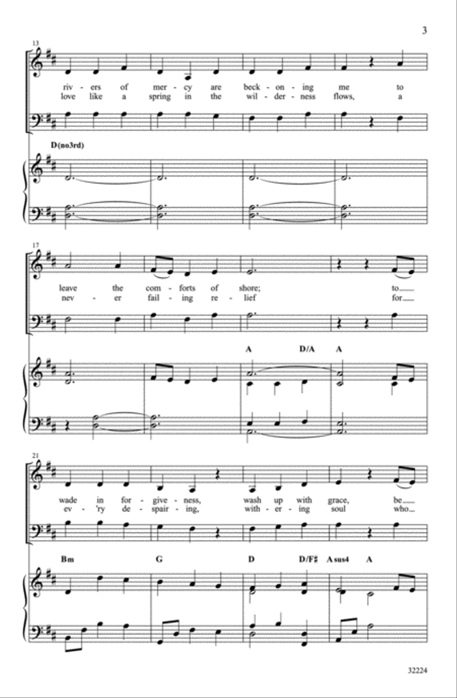 Sweet Rivers of Mercy Sweet Rivers of Mercy 4-Part scores gallery preview page 3