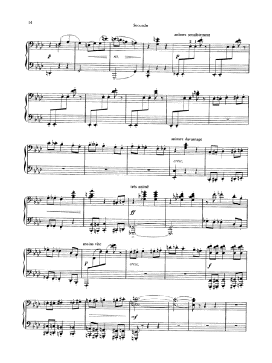 Schmitt: Album of Piano Duets, Volume II Piano Duet scores gallery preview page 3