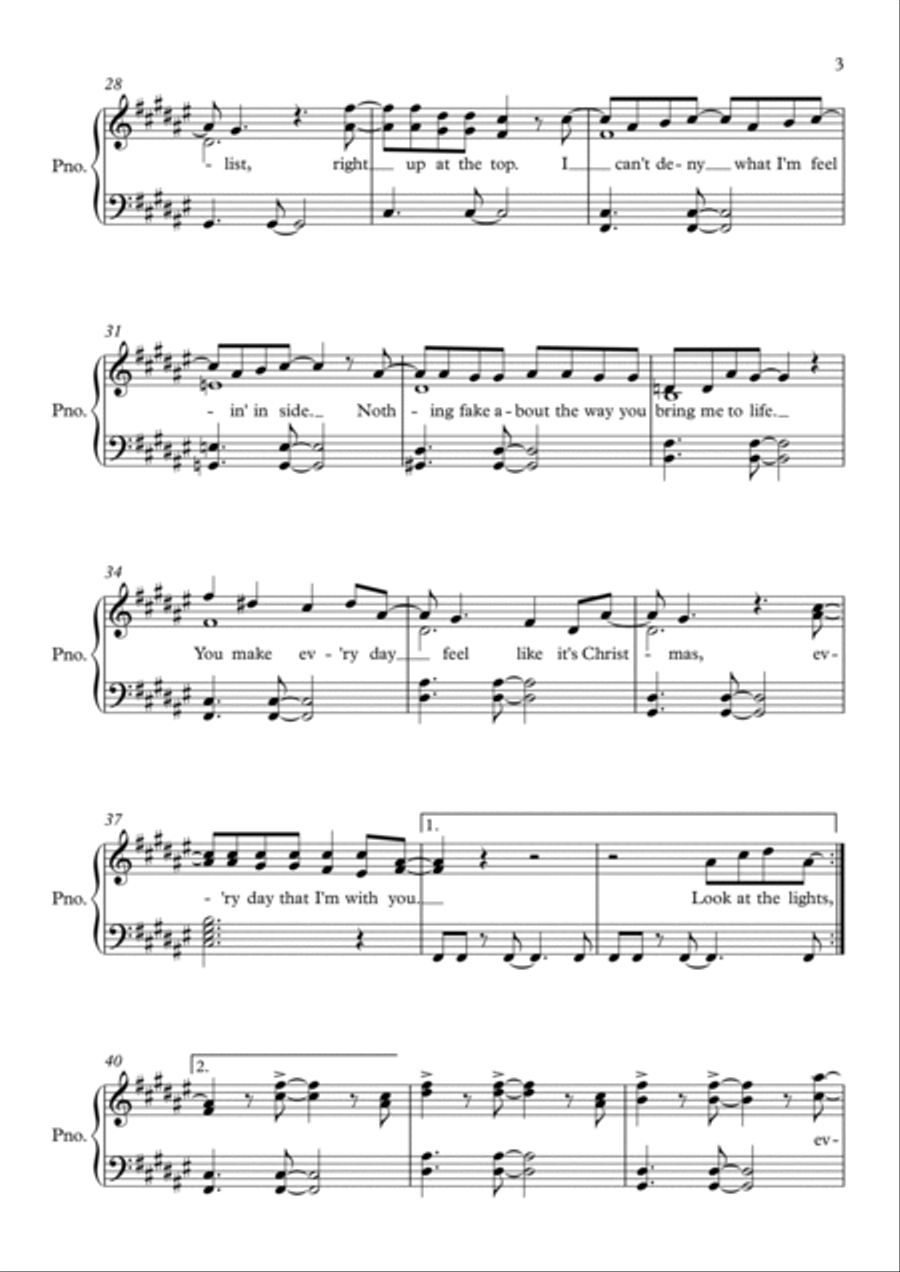 Like It's Christmas Voice scores gallery preview page 3