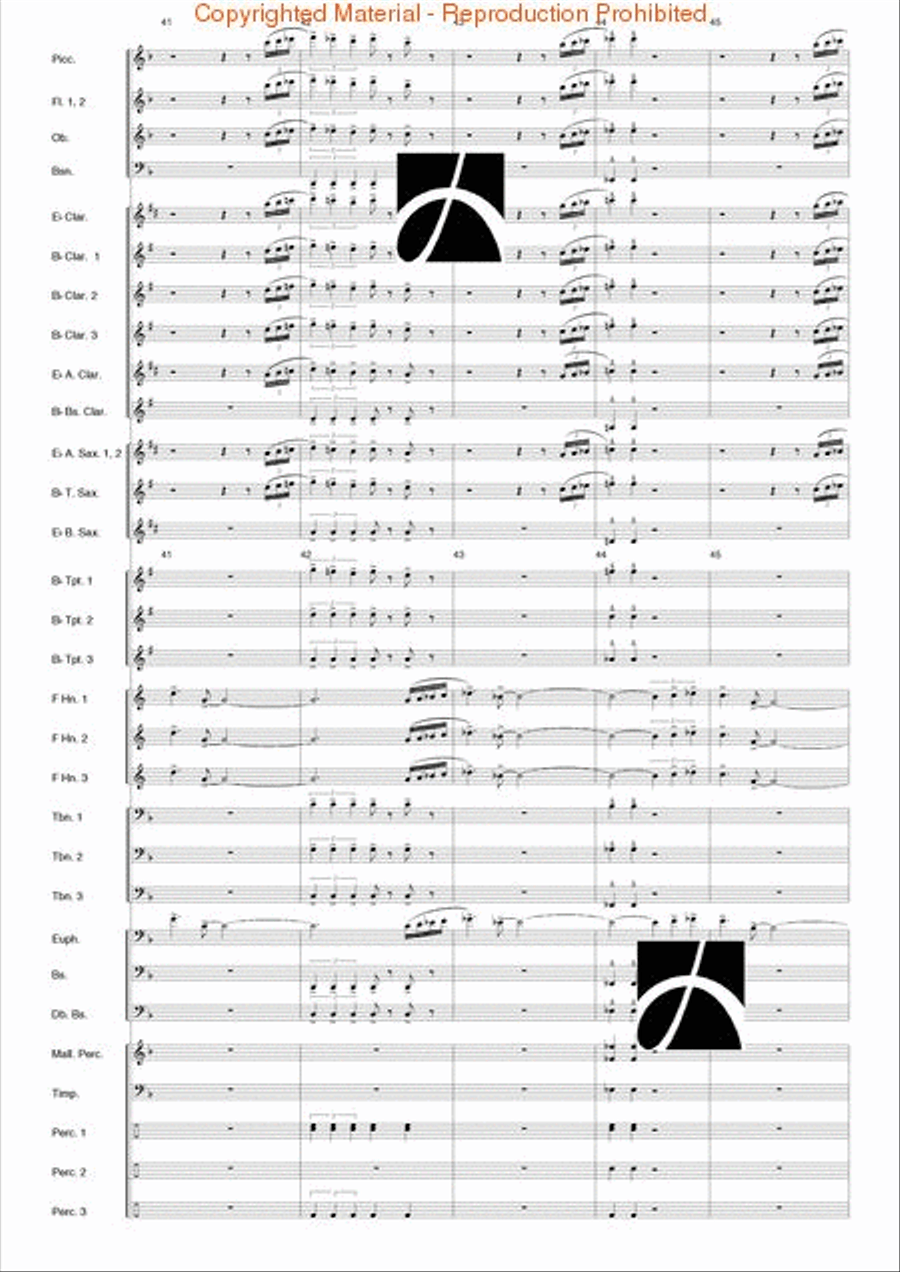 Virginia Concert Band scores gallery preview page 9