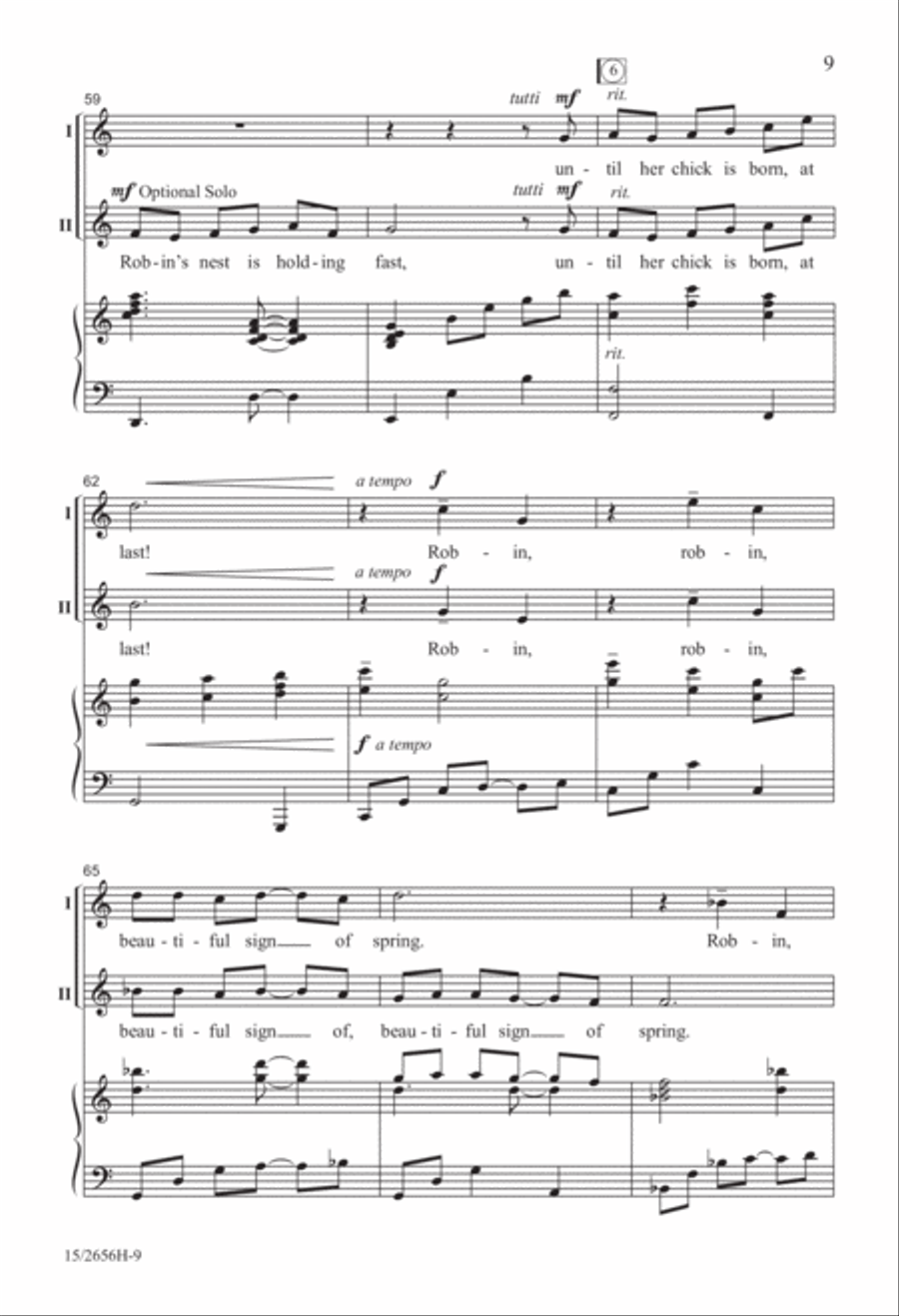 Robin's Egg Is Blue 2-Part scores gallery preview page 9