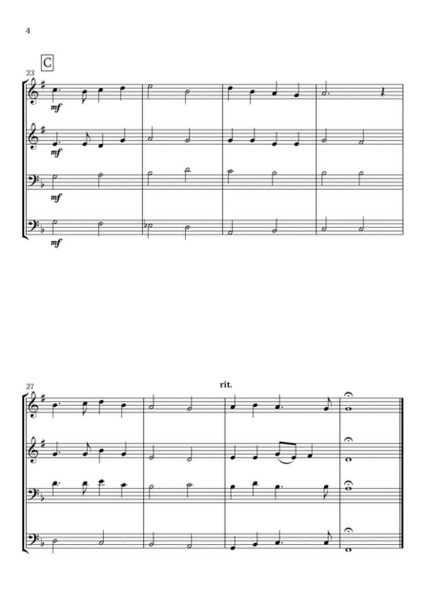 In the Bleak Midwinter (Brass Quartet) - Beginner Level image number null
