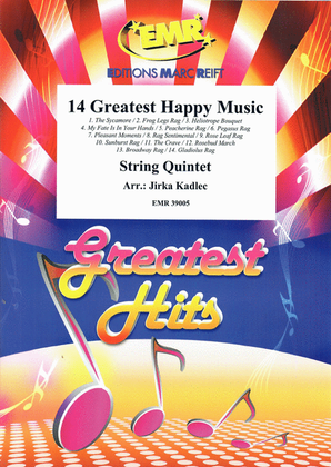 Book cover for 14 Greatest Happy Music