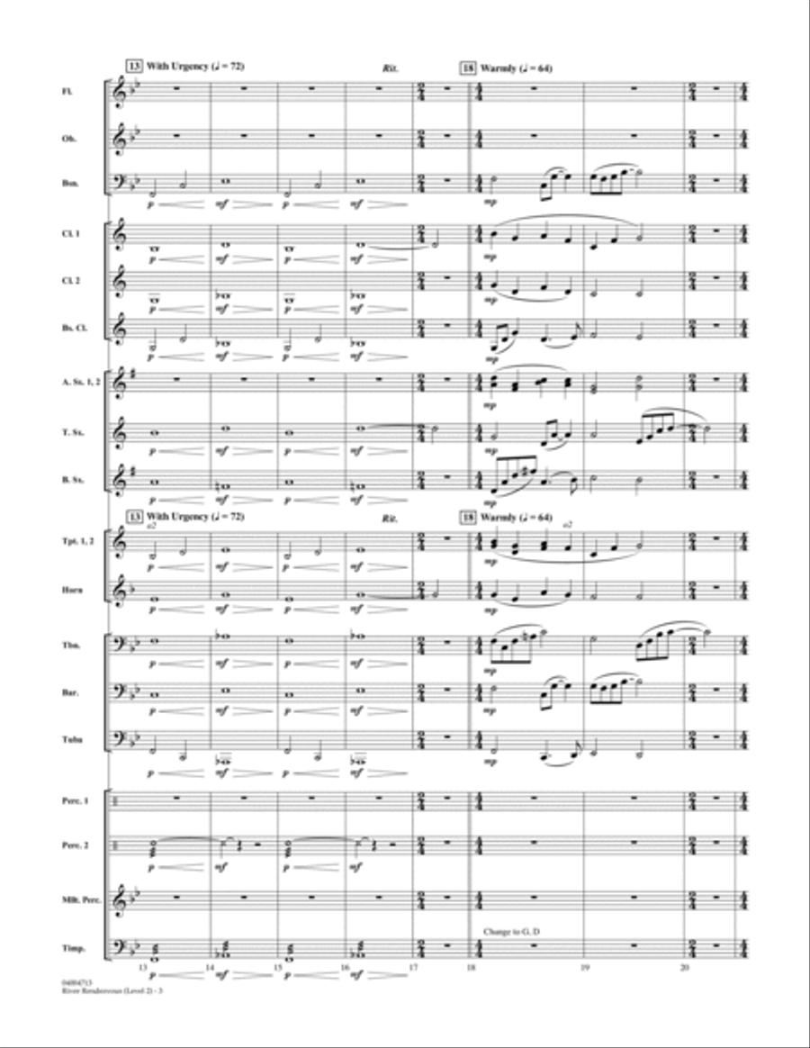 River Rendezvous - Full Score (Level 2) Score scores gallery preview page 3