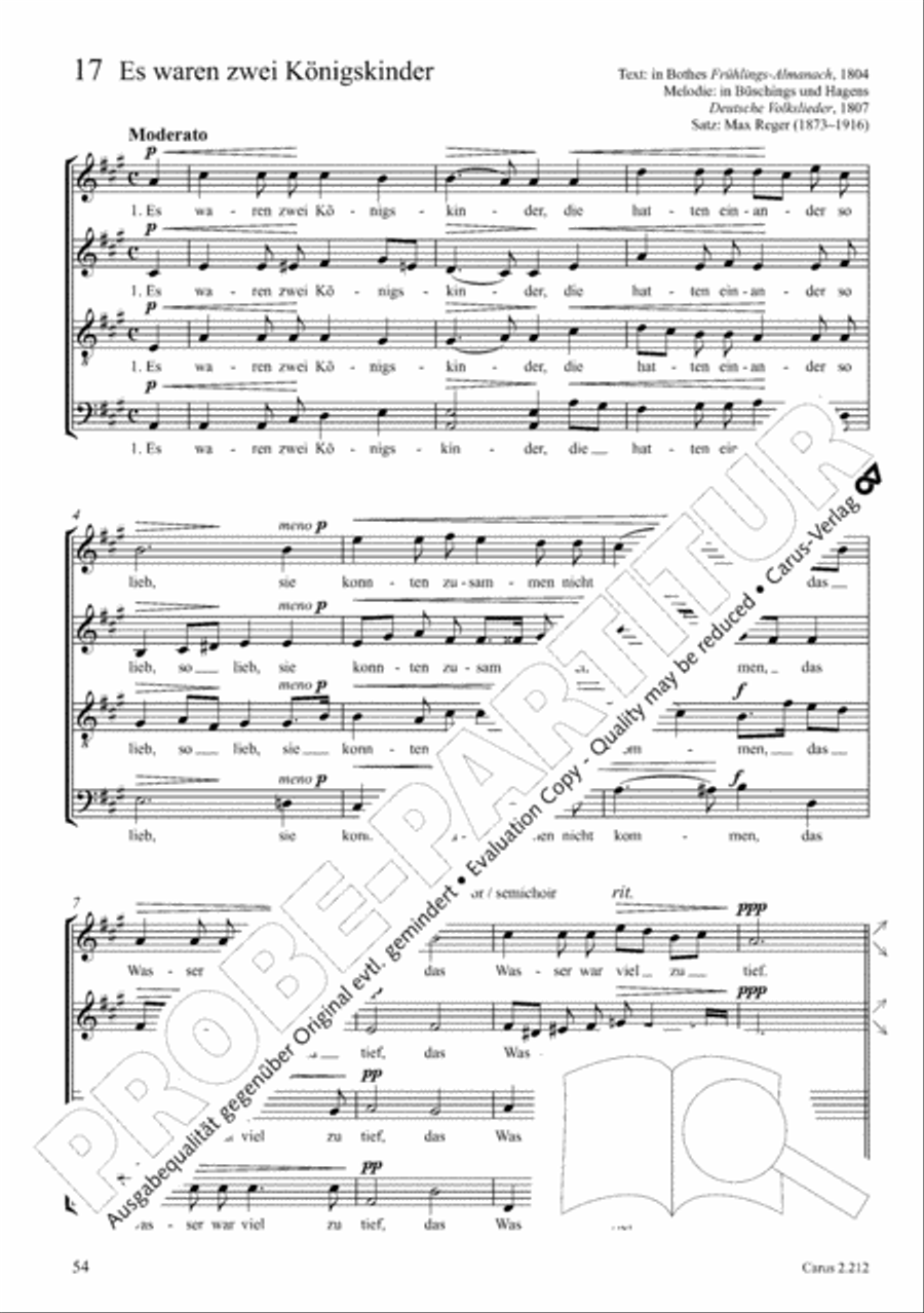Love songs. Choral collection with CD 4-Part scores gallery preview page 46