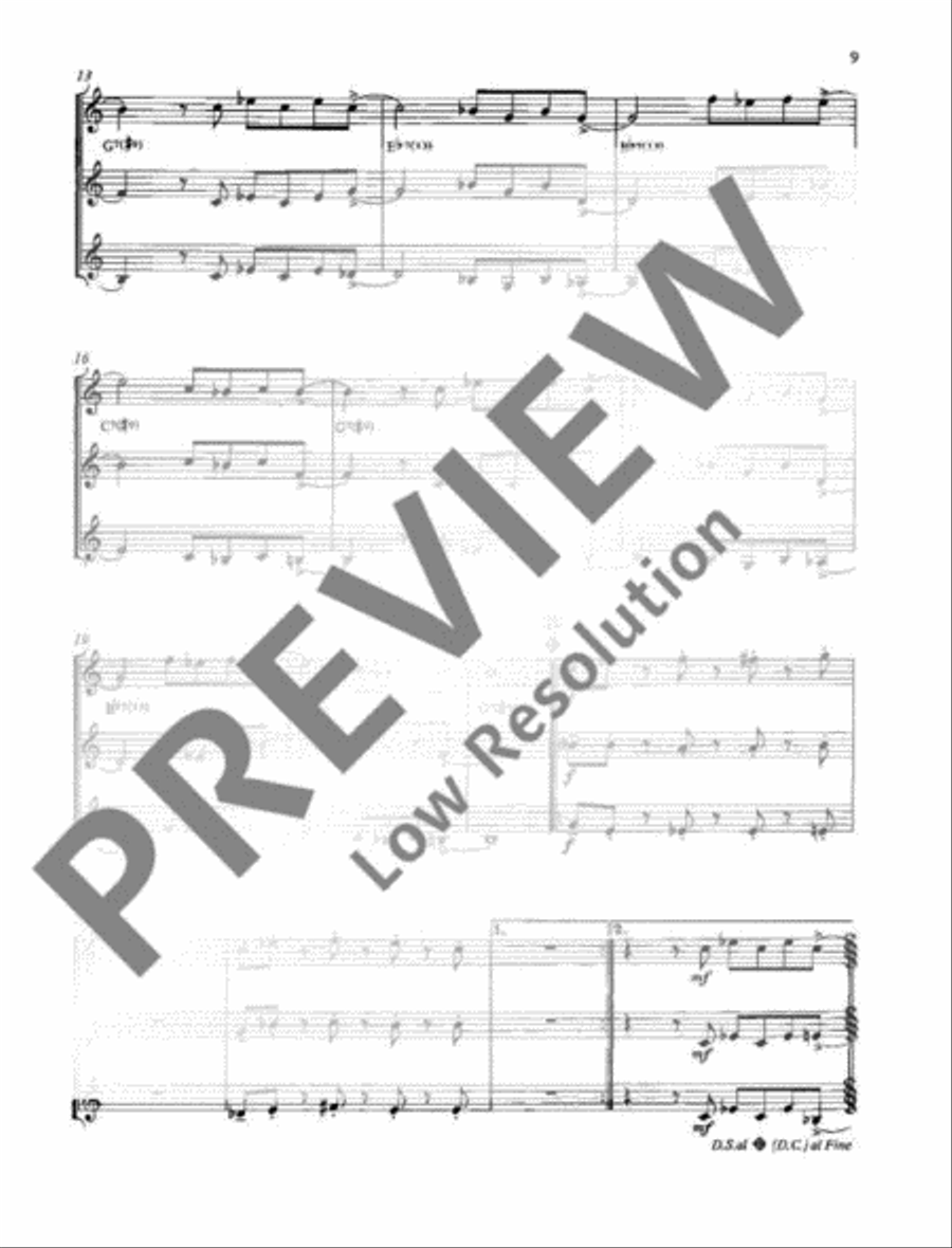 20 Jazz-Trios 20 Jazz-Trios B-Flat Trumpet scores gallery preview page 10