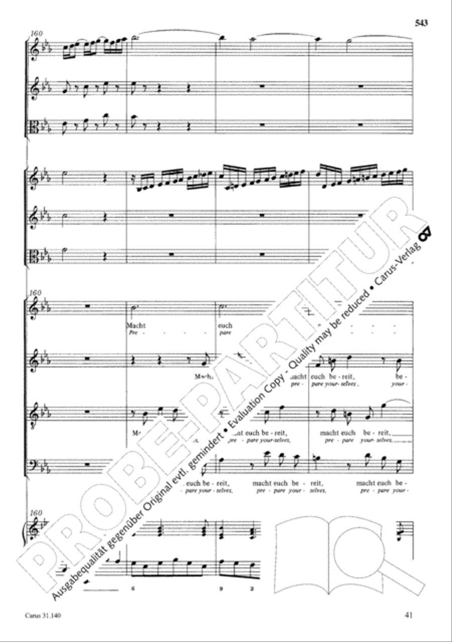 The Complete Sacred Vocal Works (Das geistliche Vokalwerk) Voice scores gallery preview page 544