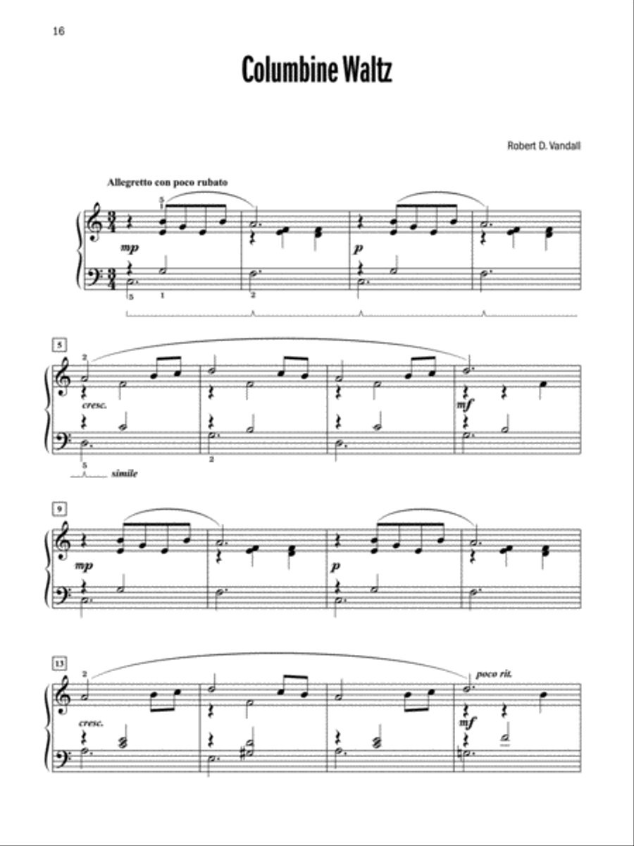 Celebrated Lyrical Solos, Book 3 Piano Solo scores gallery preview page 6