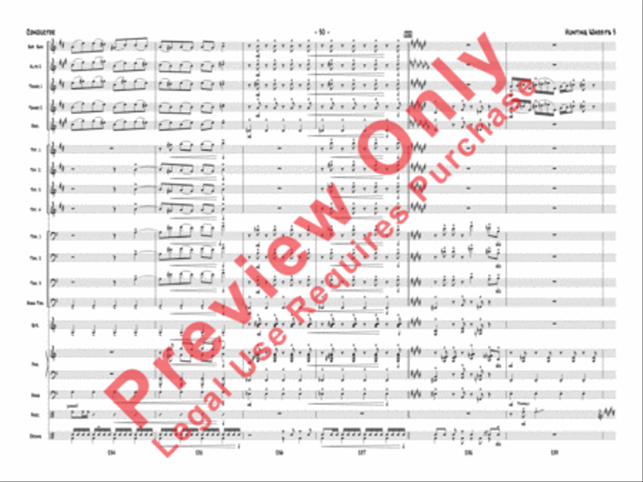 Hunting Wabbits 3 (Get Off My Lawn) Jazz Ensemble scores gallery preview page 33