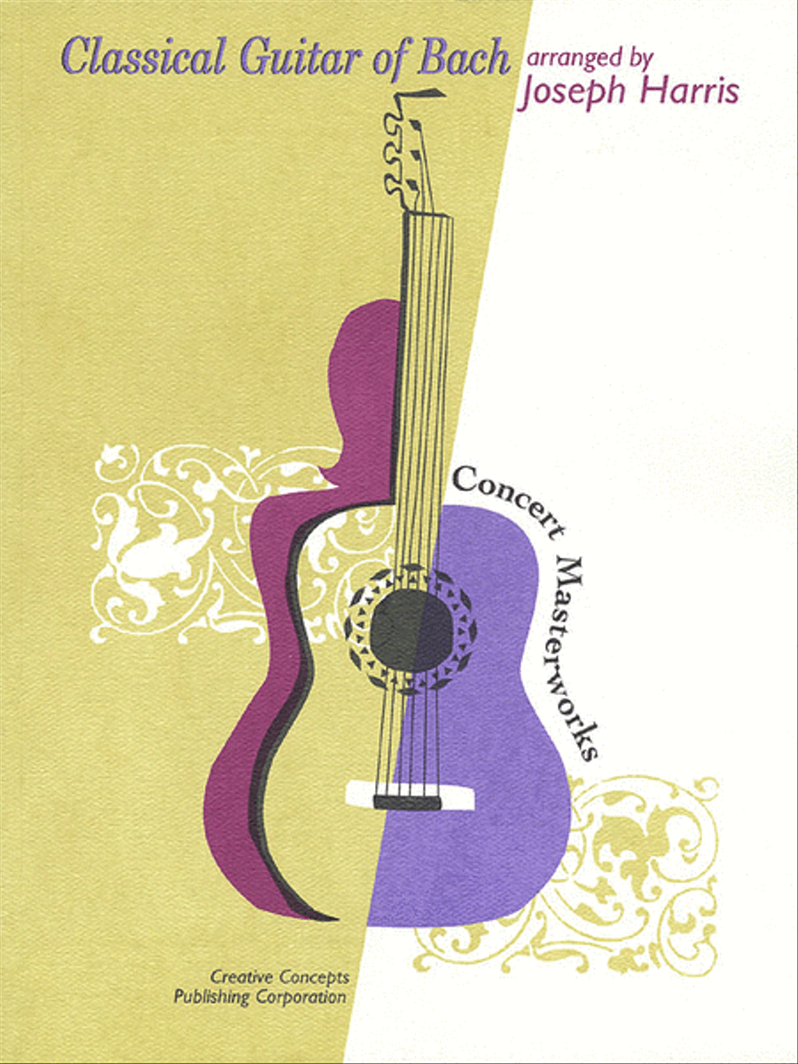 Classical Guitar of Bach Acoustic Guitar scores gallery preview page 1