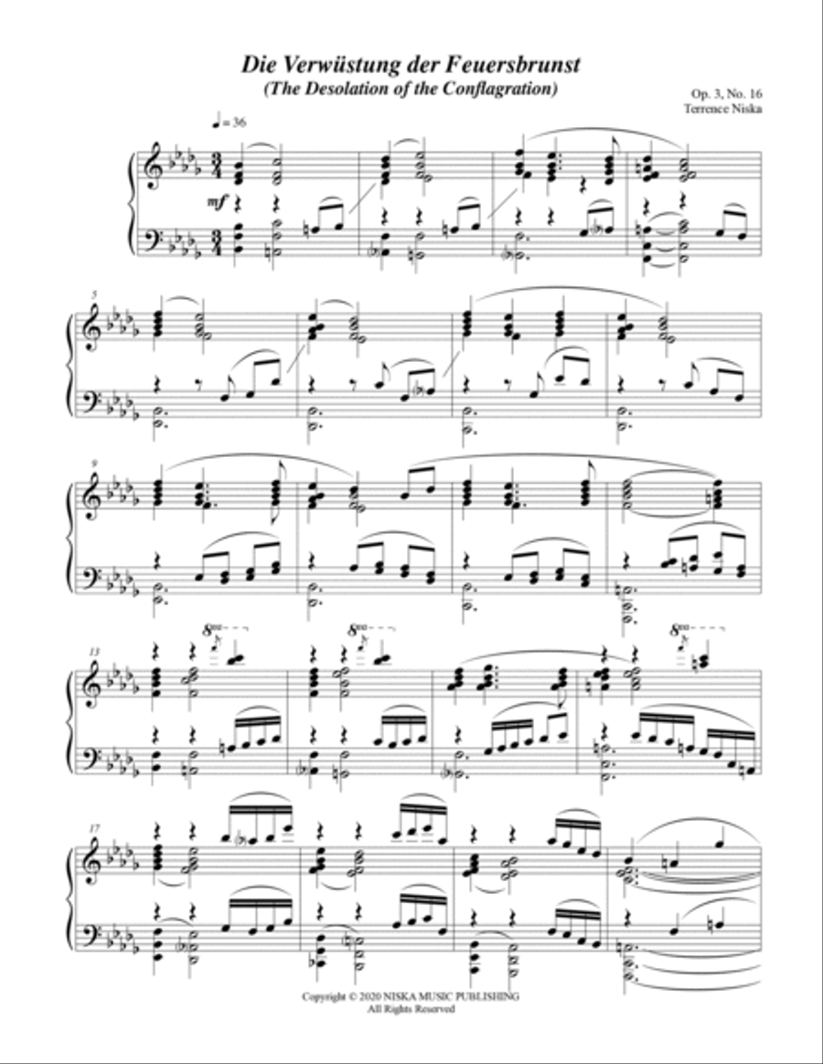 Naturszenen Op. 3, No. 16 