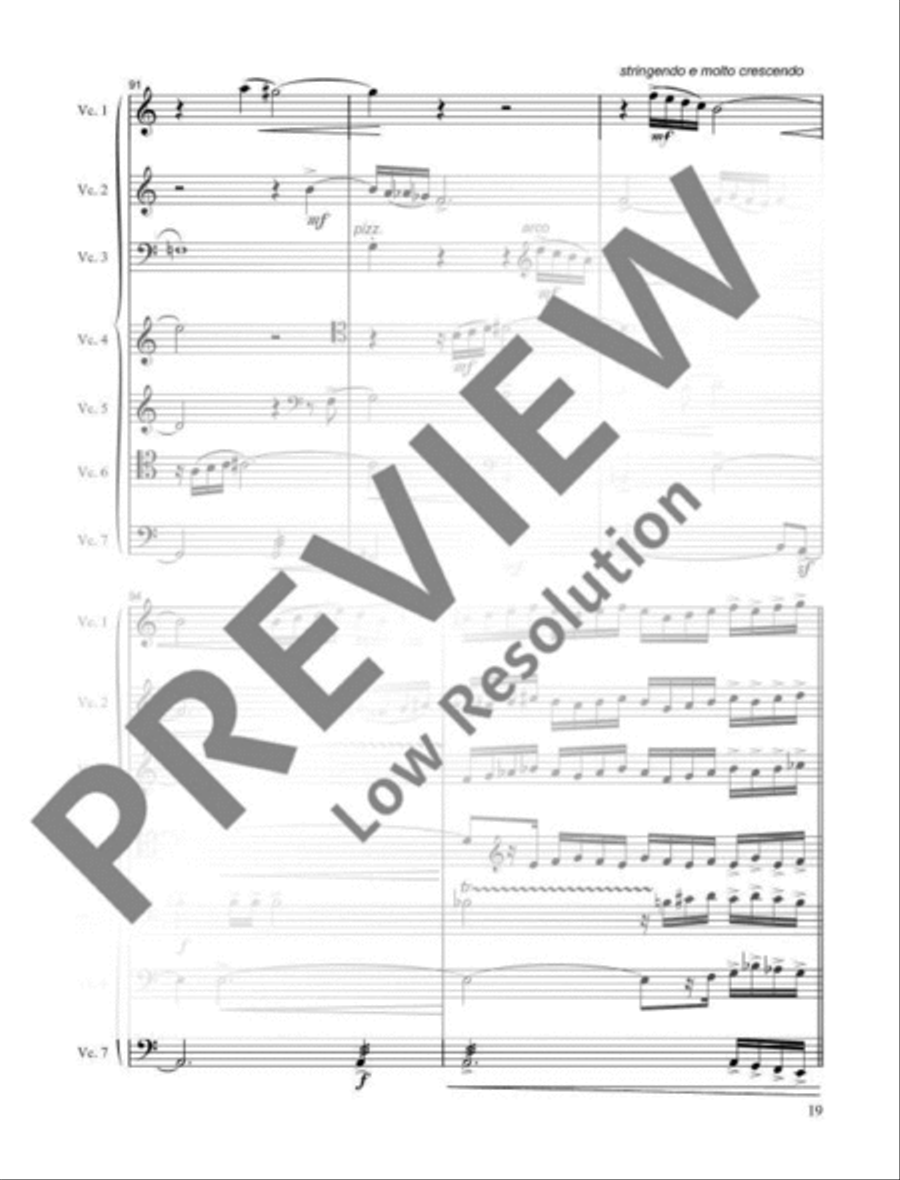 Sonata Cello scores gallery preview page 20