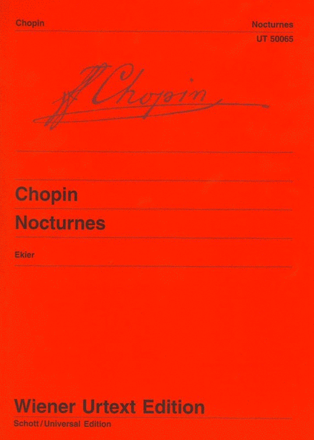 Chopin - Nocturnes Ed Ekier Urtext