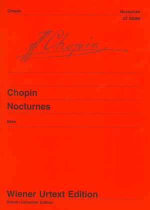 Book cover for Chopin - Nocturnes Ed Ekier Urtext