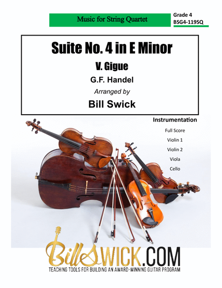 Suite No. 4 in E Minor V. Gigue image number null